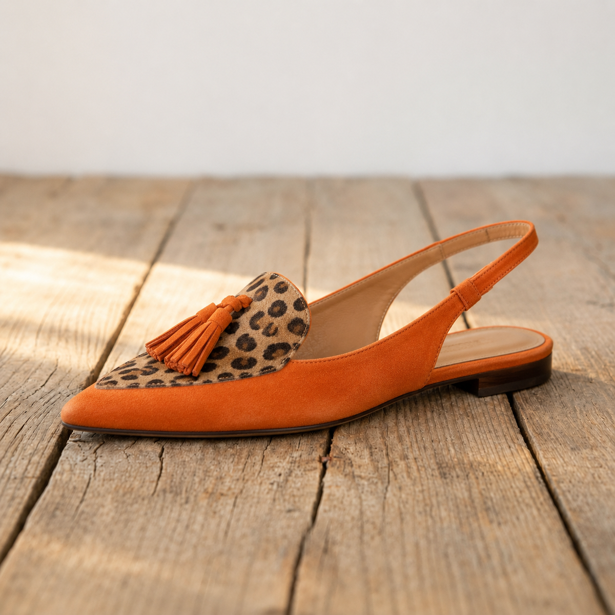 Domicela | Tasseled Suede-Effect Sandals