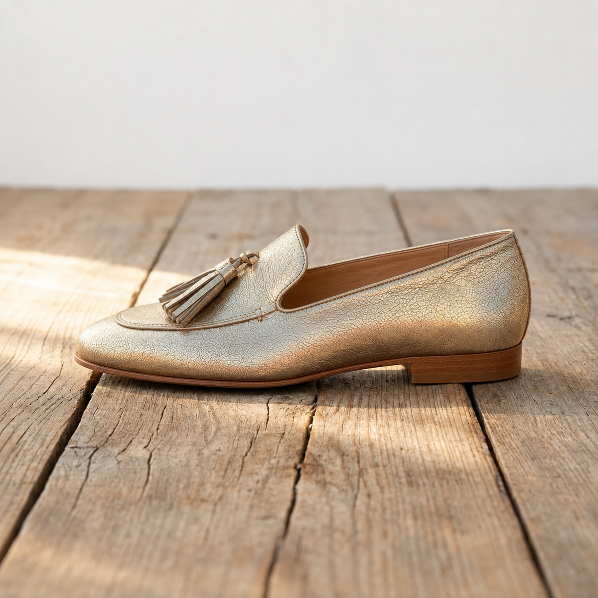 Vittoria | Women’s Gold Loafers
