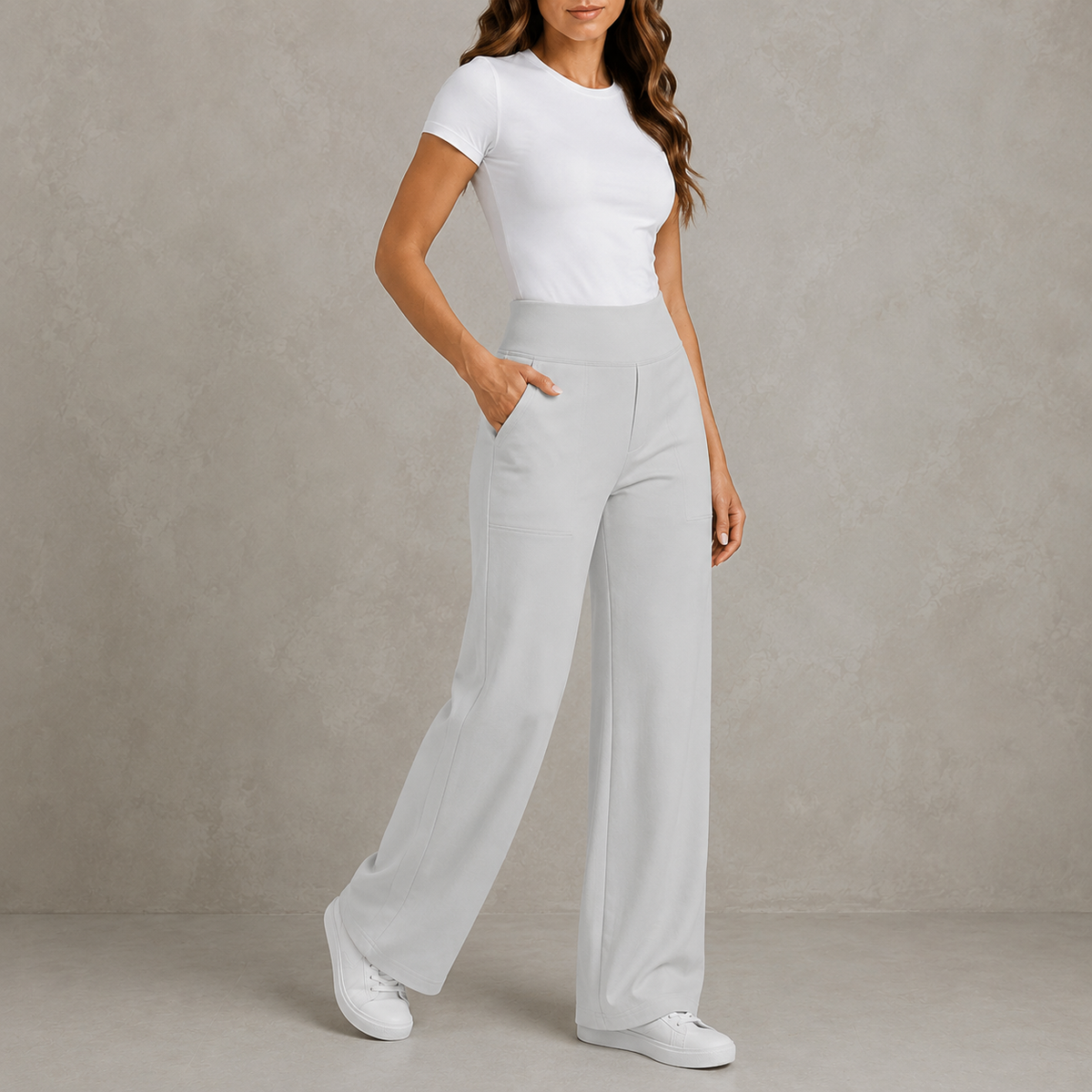 Amara | Relaxed Wide-Leg Trousers 1+1 FREE