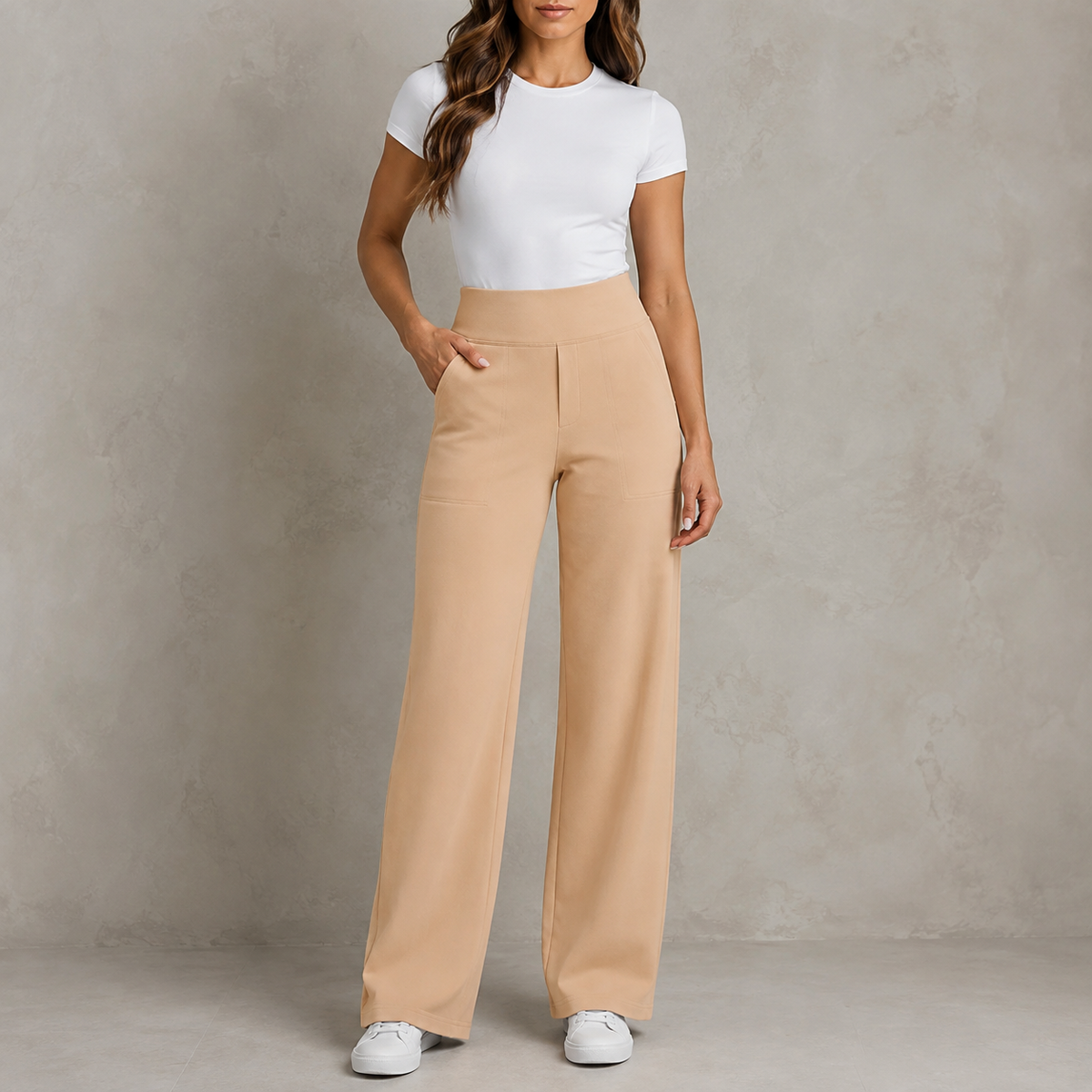 Amara | Relaxed Wide-Leg Trousers 1+1 FREE