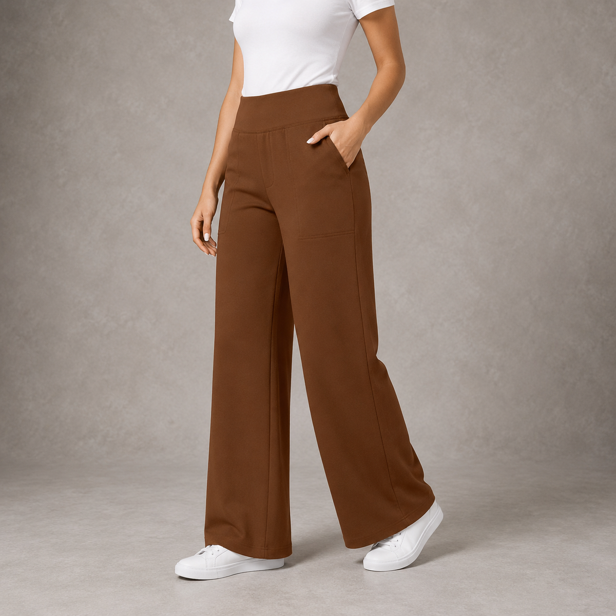 Amara | Relaxed Wide-Leg Trousers 1+1 FREE