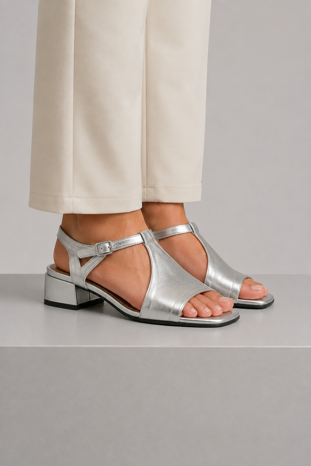 Renee | Metallic Shine Sandals