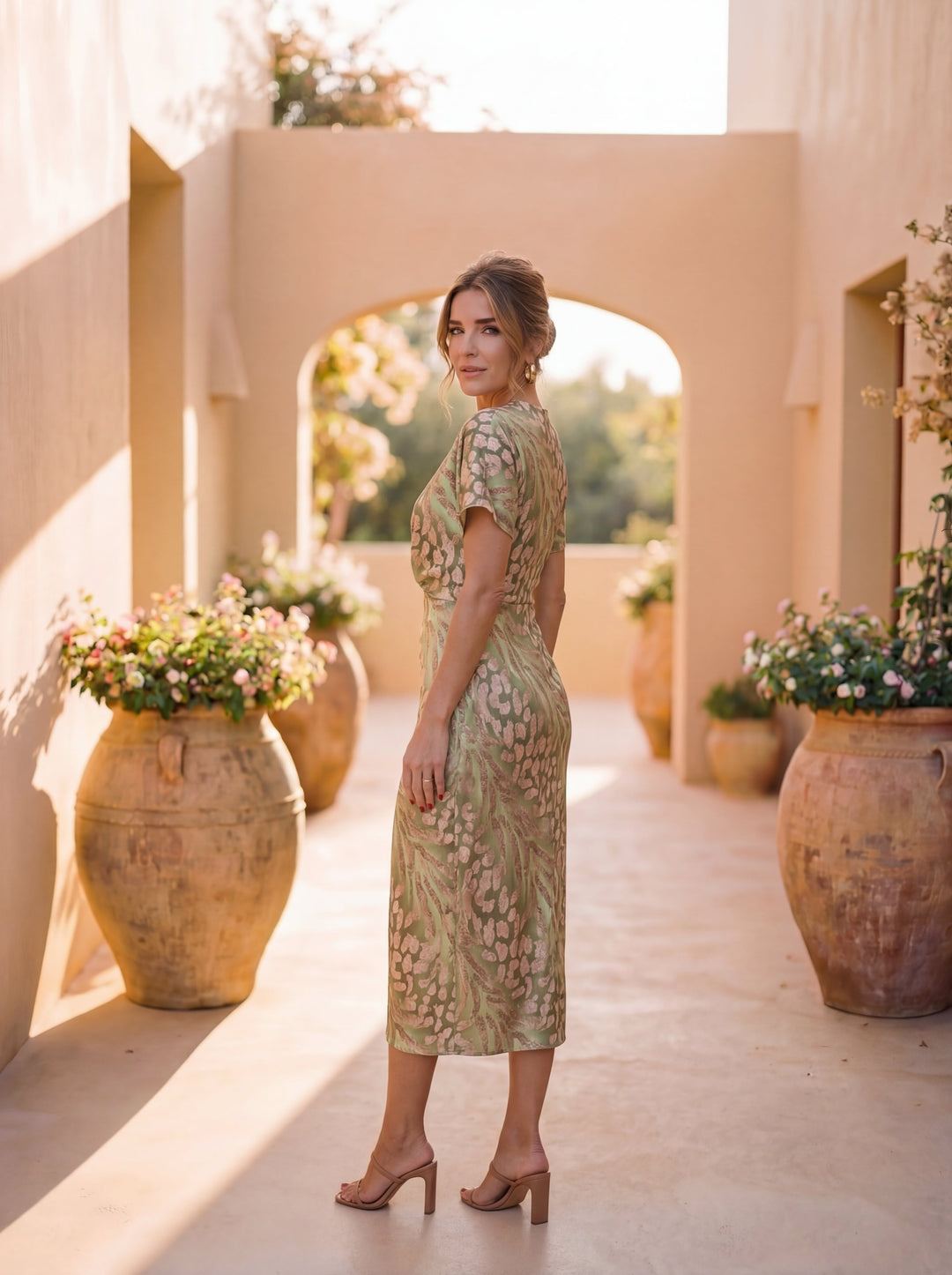 Antonella | Elegant Dress in Light, Flowing Fabric