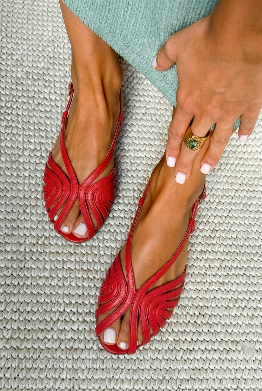 Lily | Cage Strap Open-Toe Sandal