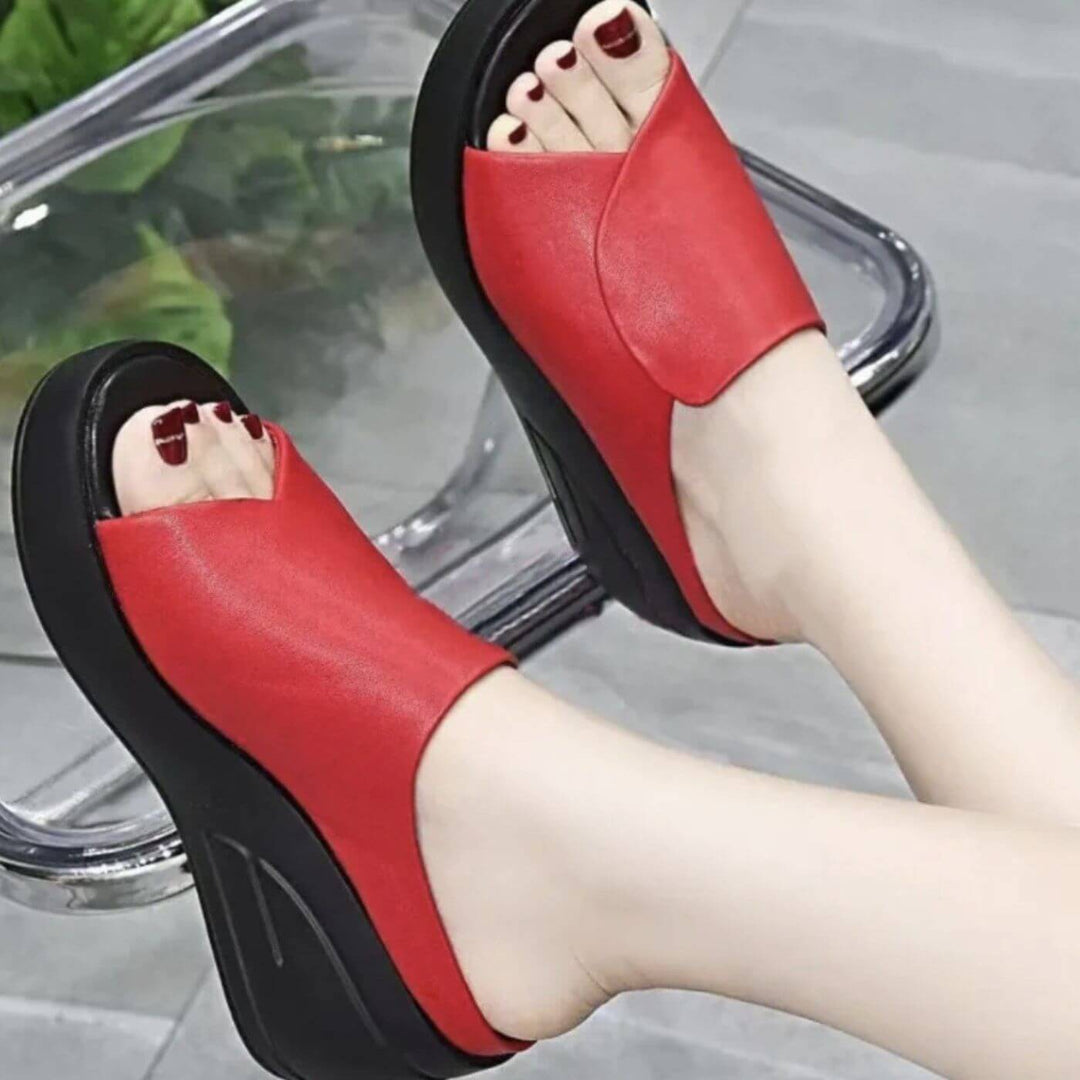 Eliza - Orthopedic Slip-on Wedge Sandals