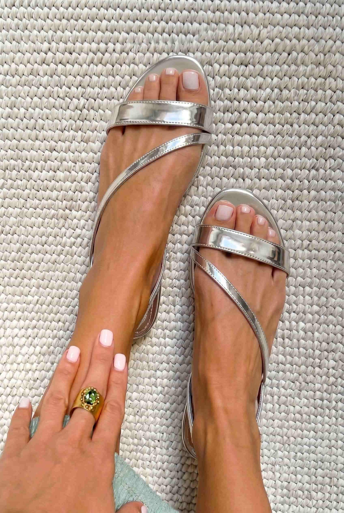Laura | Asymmetric Strap Sandal
