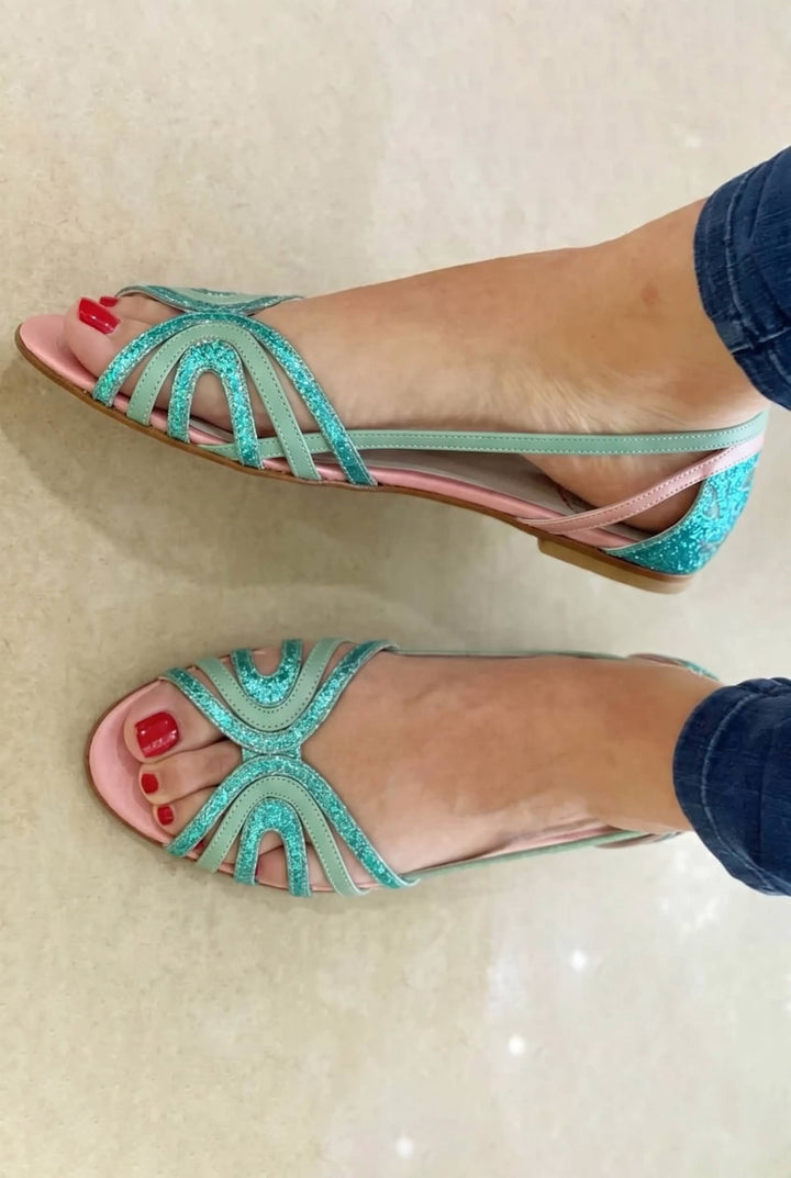 Éléonore | Golden Summer Light Sandals