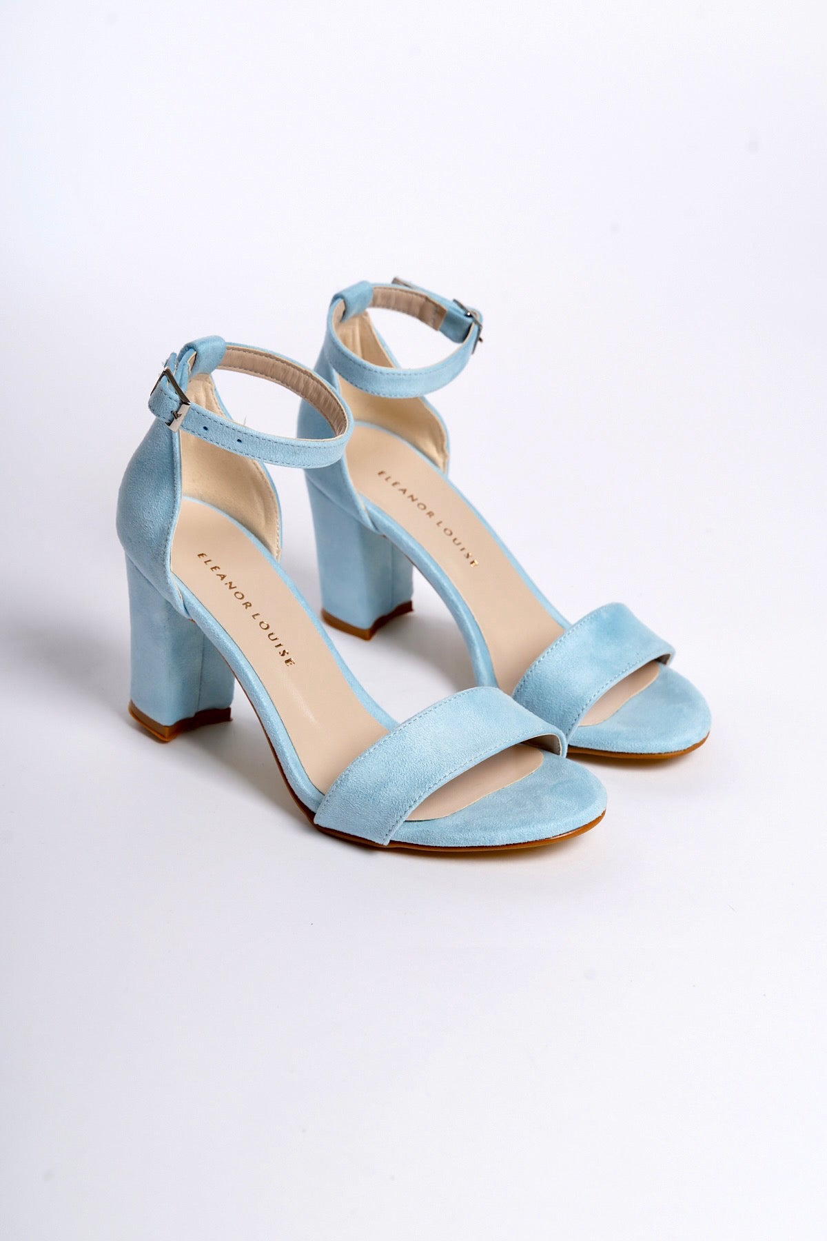Marisol | Baby Blue Suede High Heel Sandals