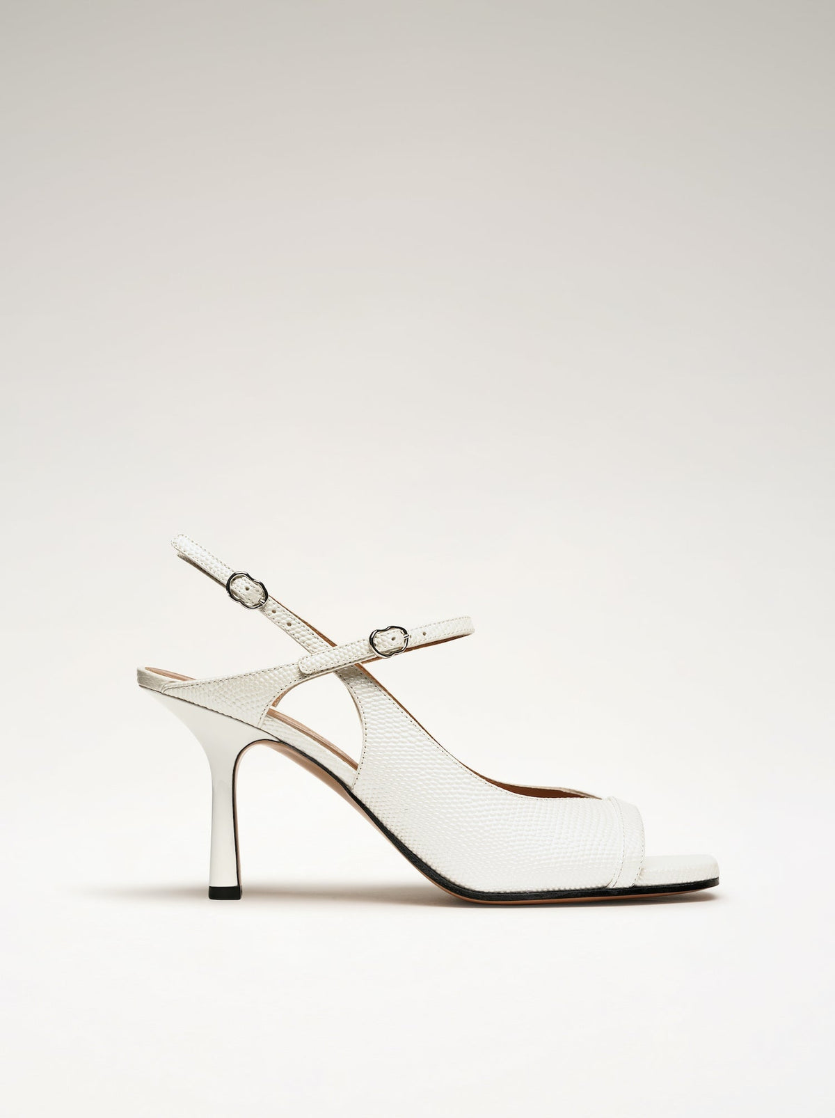 Adele | Embossed Thin-Heel Sandals