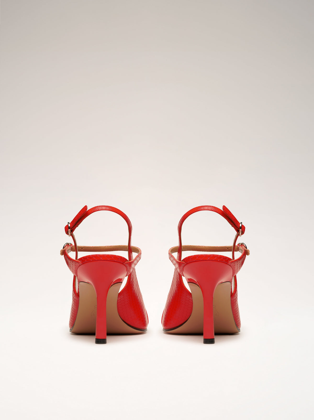 Colette | Embossed Thin-Heel Sandals