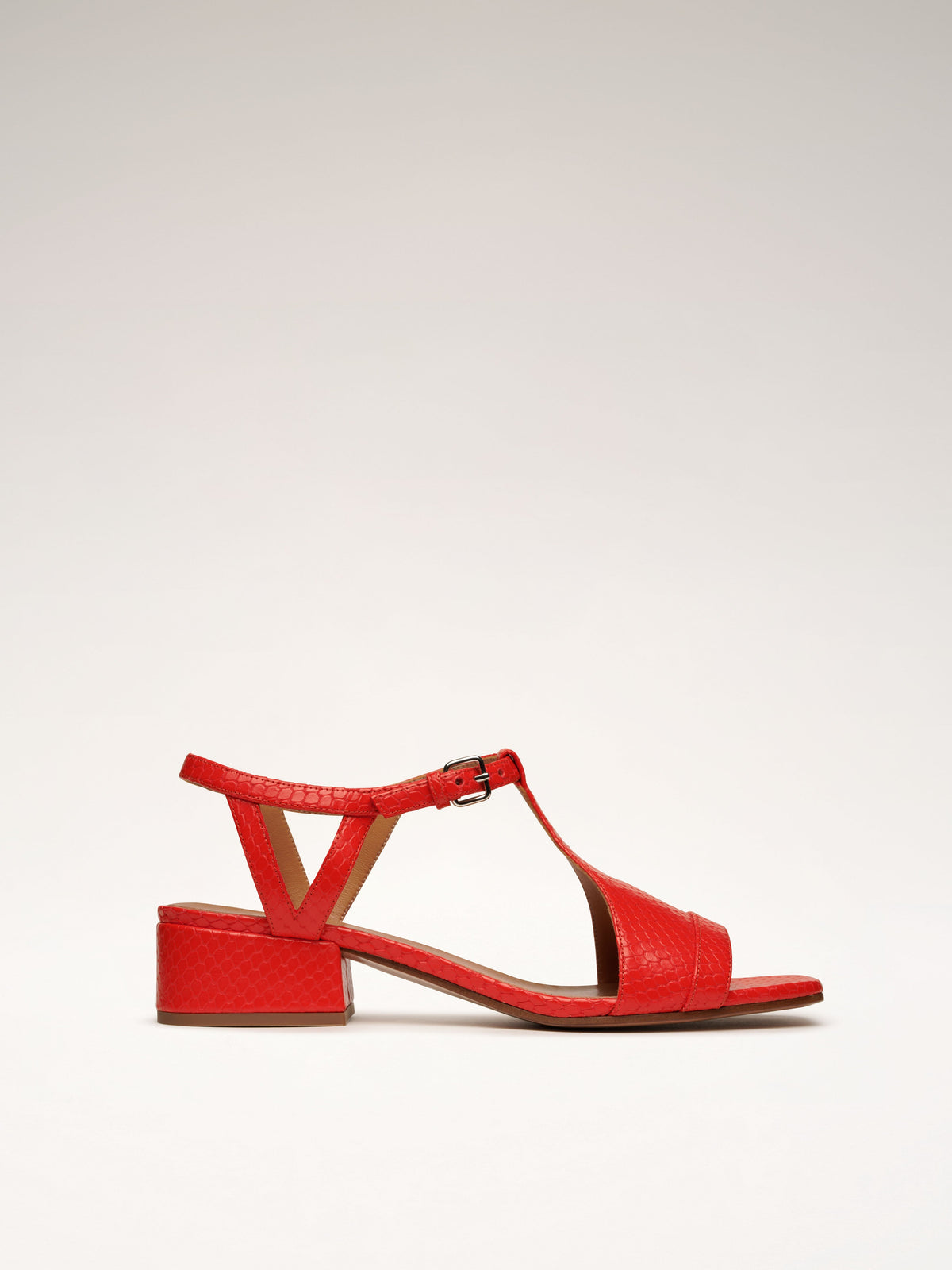 Catalina | Embossed Heeled Sandals
