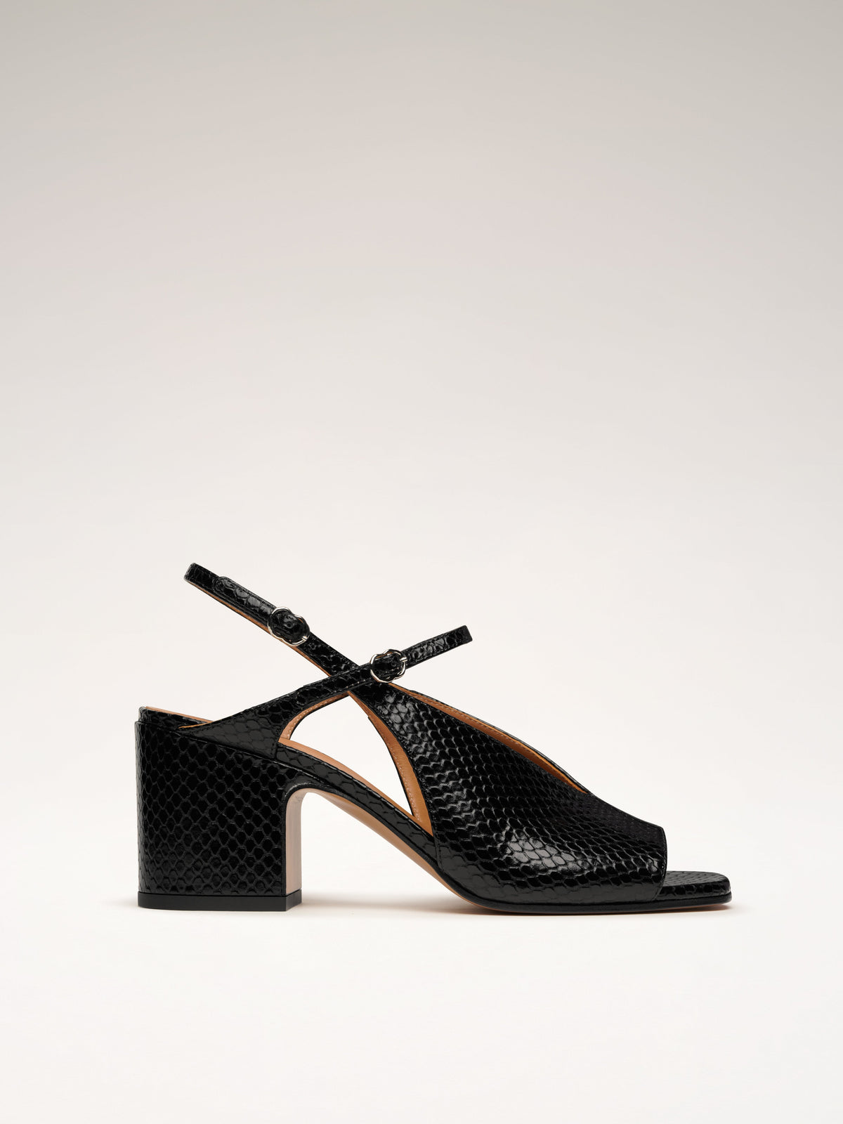 Corinne | Embossed Heeled Sandals