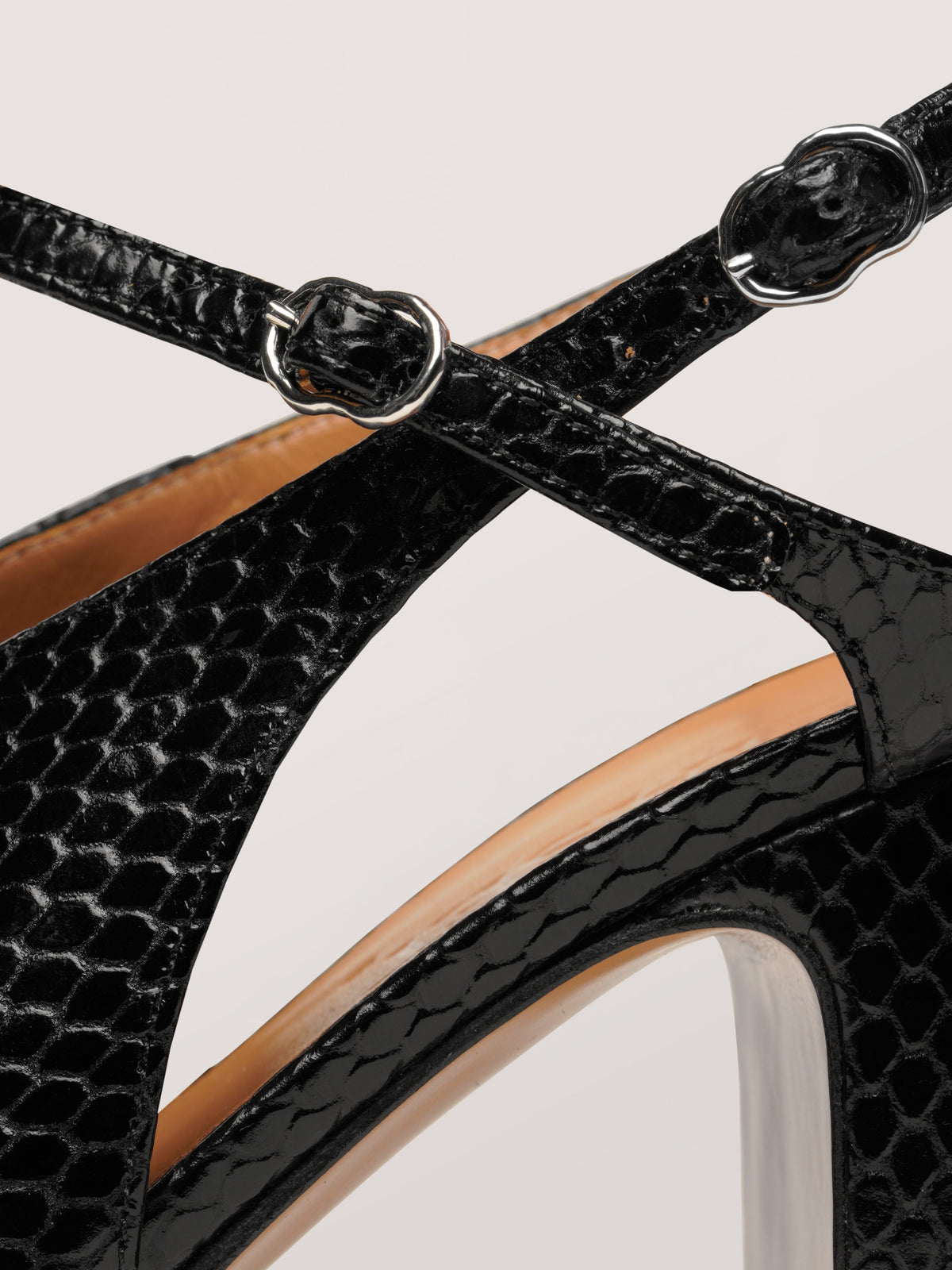 Corinne | Embossed Heeled Sandals