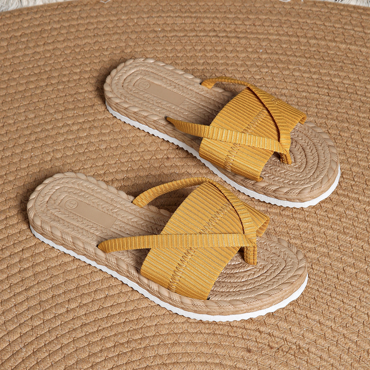 Maxine - Comfortable Flat Slip-On Sandals