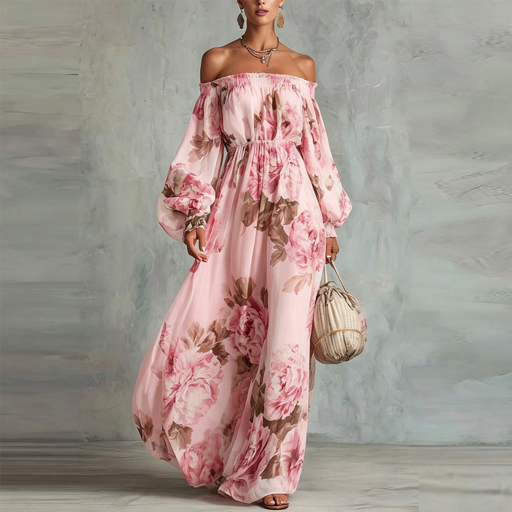 Camille | Off-Shoulder Floral Maxi Dress