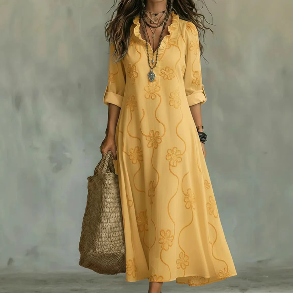 Sienna™ | Tummy-Control Floral Summer Dress