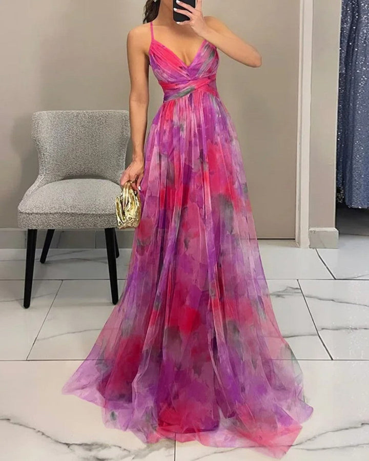 Giselle | Floral Print Maxi Dress
