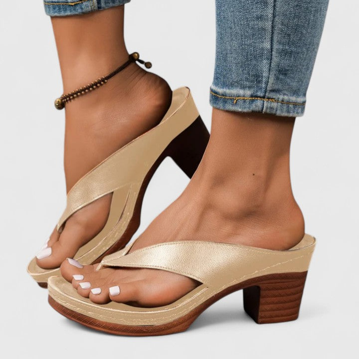 Elara | Comfort Block Heel Sandals