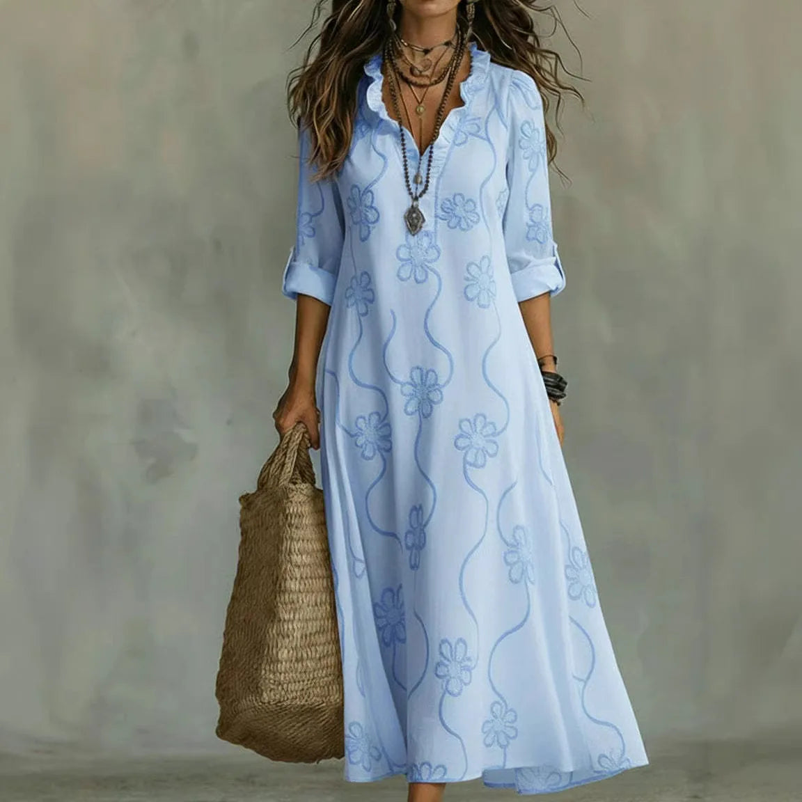 Sienna™ | Tummy-Control Floral Summer Dress
