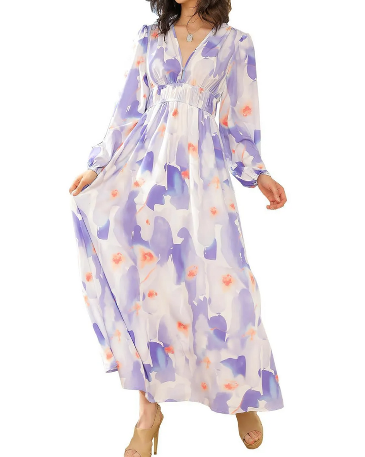 Celine | Feminine Floral Print Dress