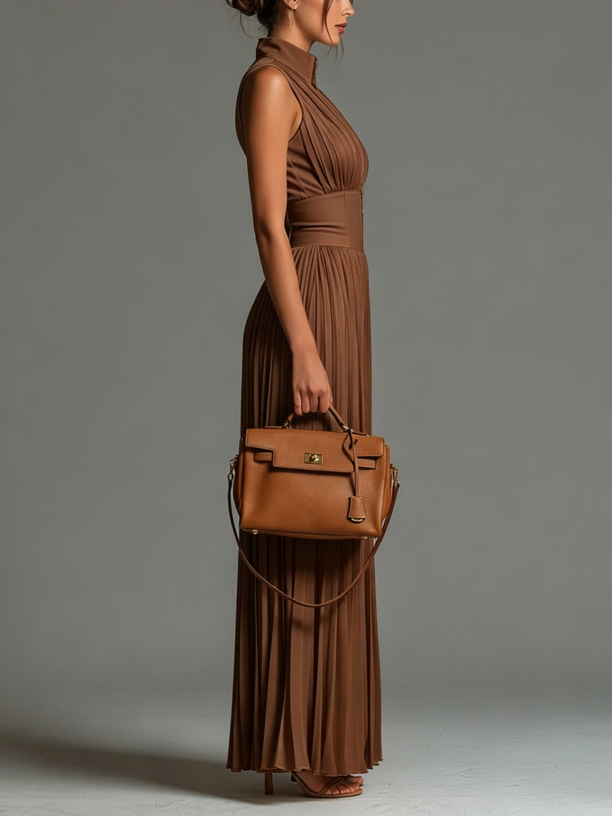 Tahlia | Pleated Wide-Leg Jumpsuit