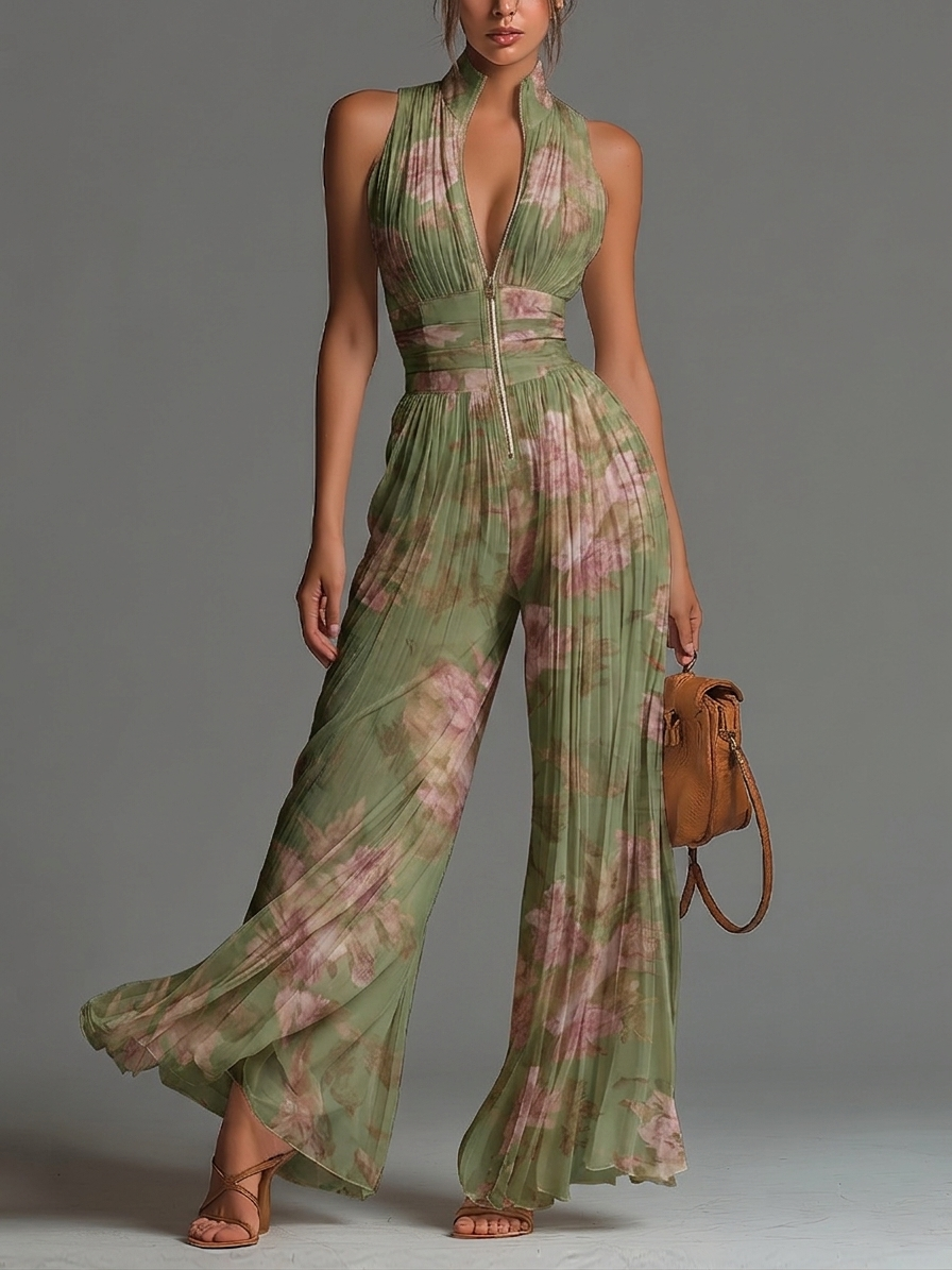 Scarlett | Floral Wide-Leg Jumpsuit