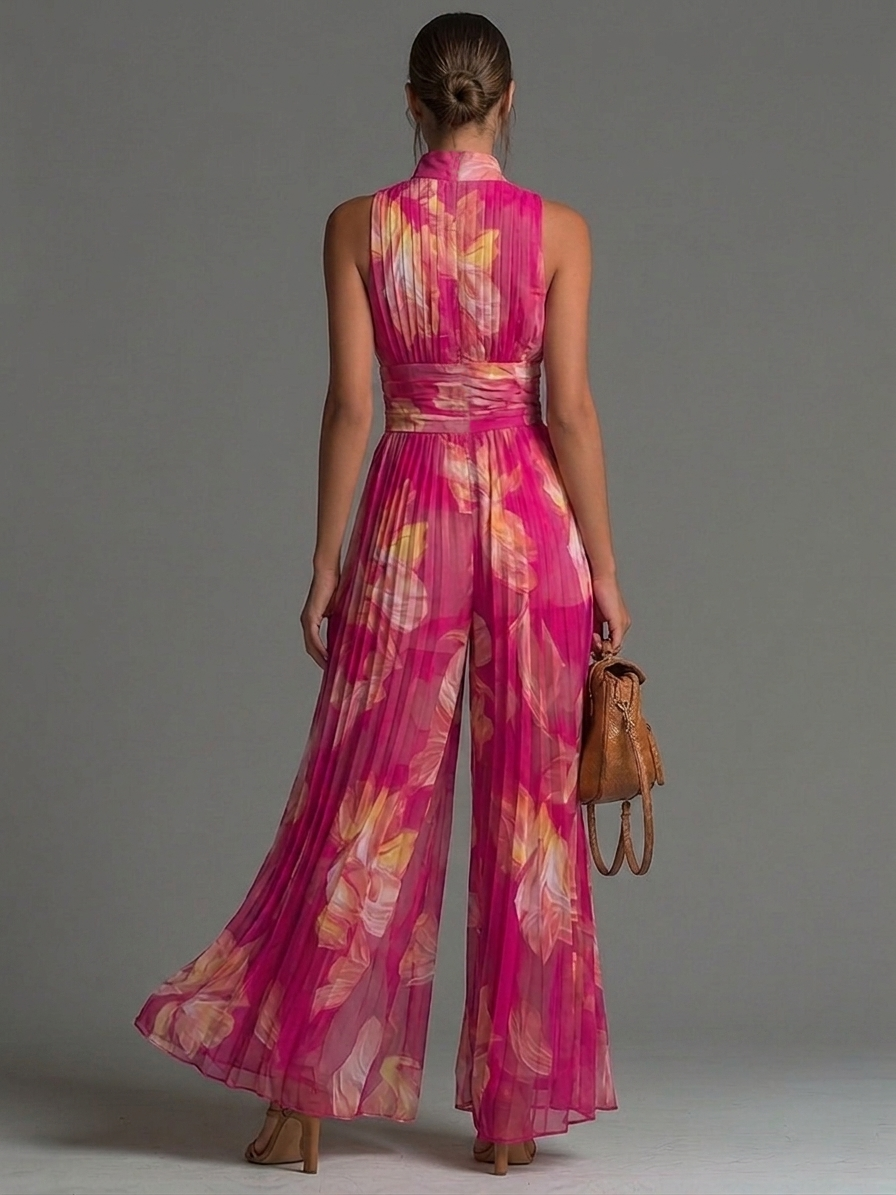 Mia | Floral Wide-Leg Jumpsuit