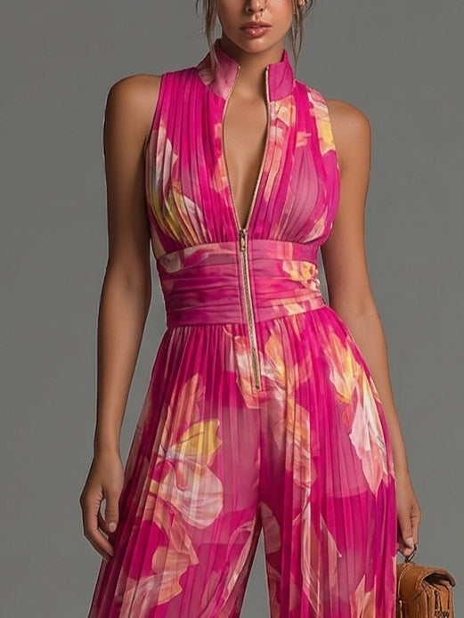 Mia | Floral Wide-Leg Jumpsuit