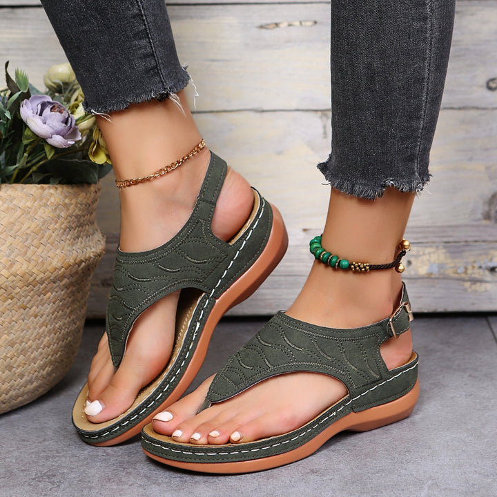 Faye - Comfortable Wedge Sandals