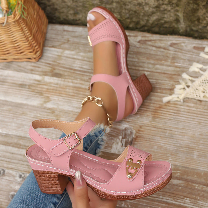 Pauline - Block Heel Sandals