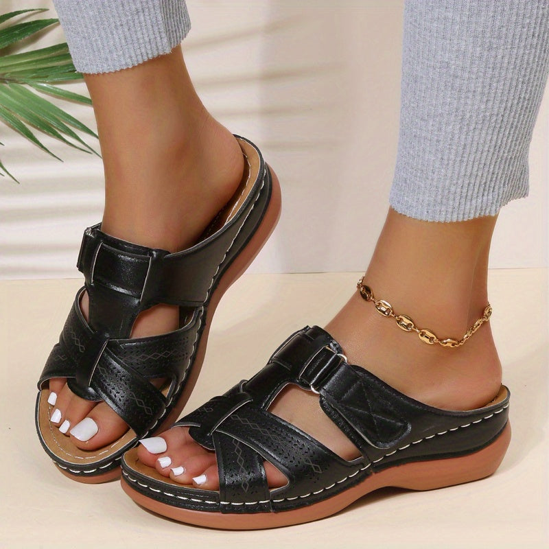 Angela - Casual Wedge Heeled Sandals