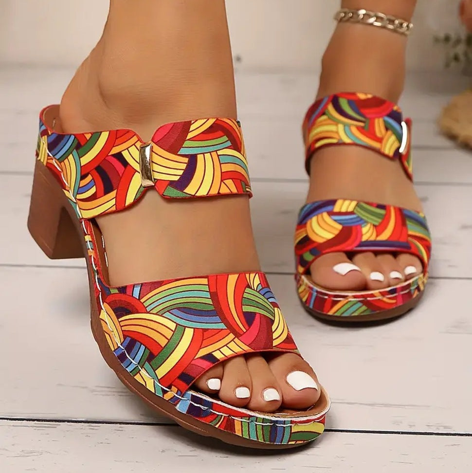 Kelly - Comfort Heels Sandals