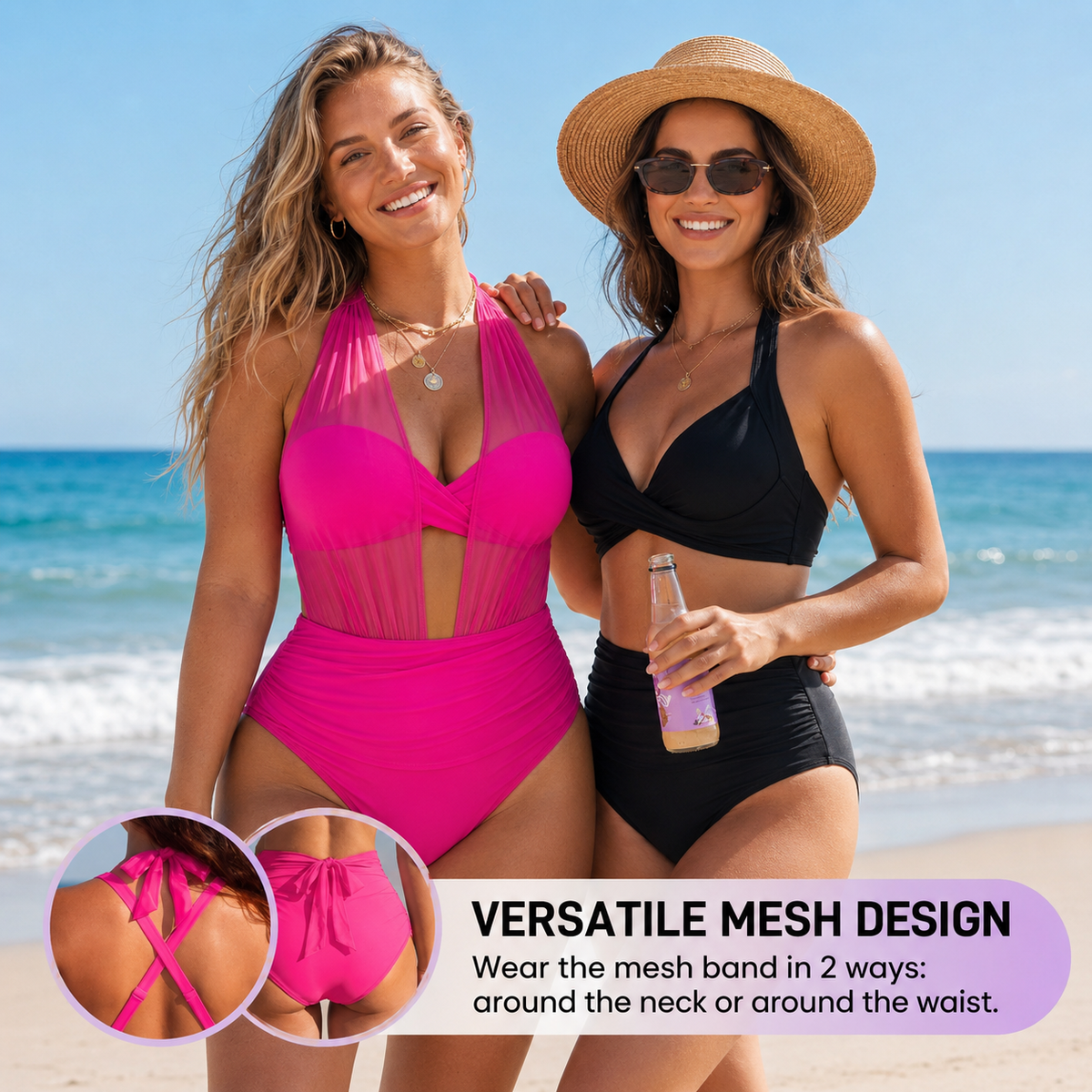 Sabine | 2-in-1 High-Waisted Tummy Control Bikini
