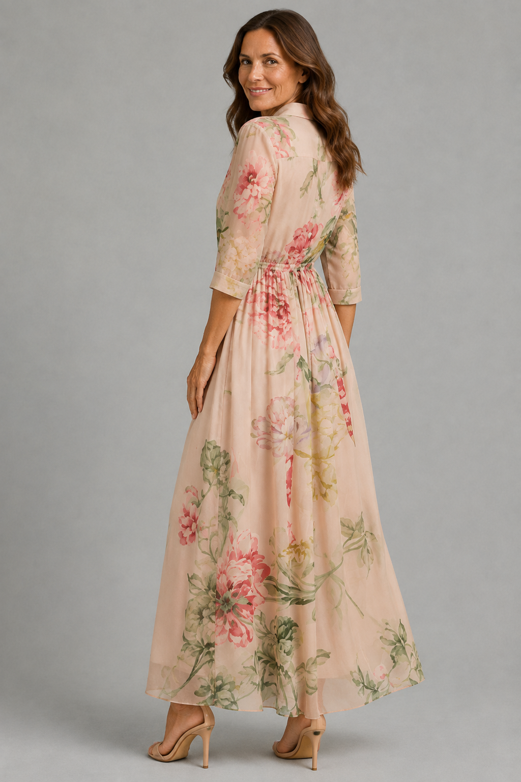 Sandra – Elegant Floral Dress