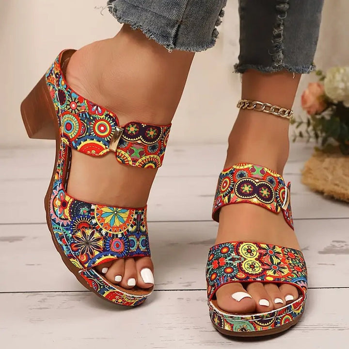 Kelly - Comfort Heels Sandals