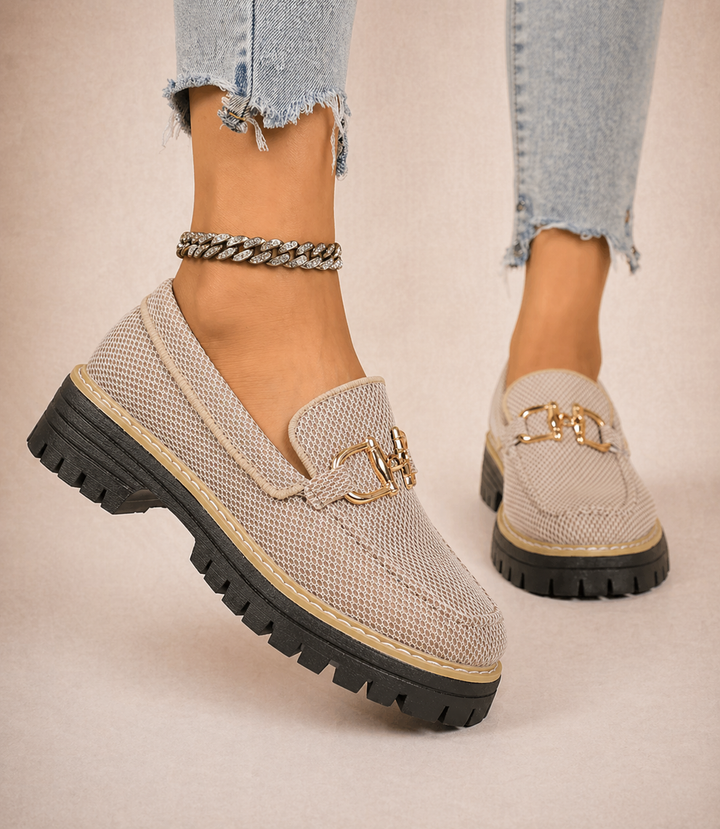 Victoria - Breathable Mesh Loafers with Thick Cushioned Soles