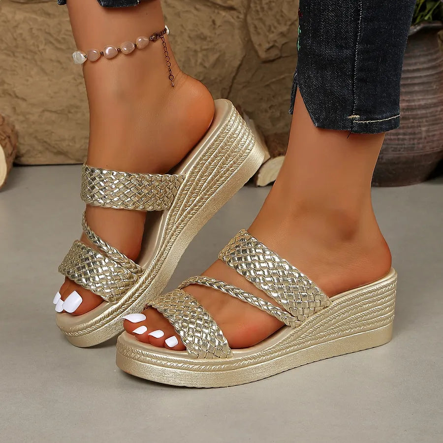 Corinne - Comfortable Platform Sandals