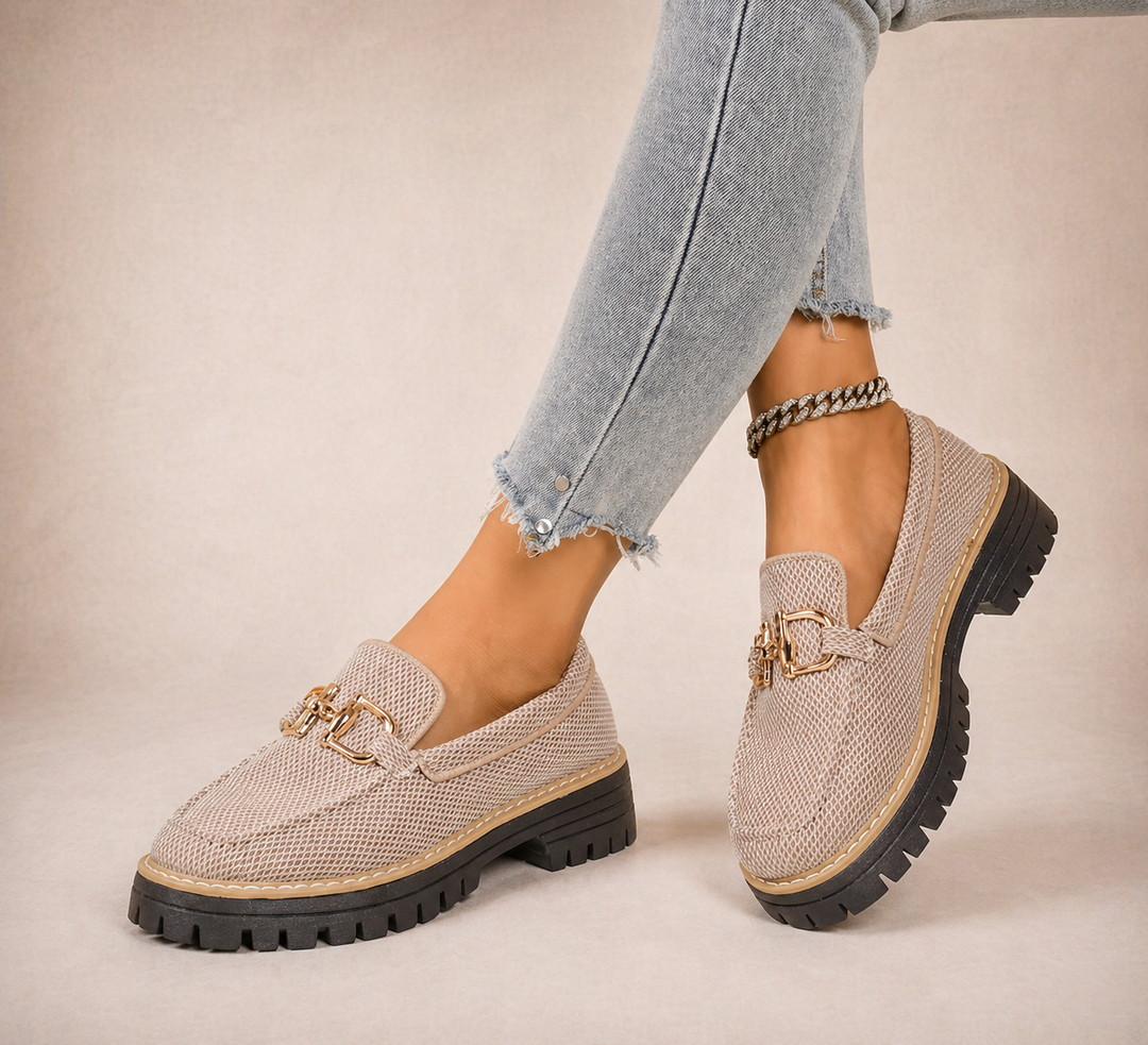 Victoria - Breathable Mesh Loafers with Thick Cushioned Soles