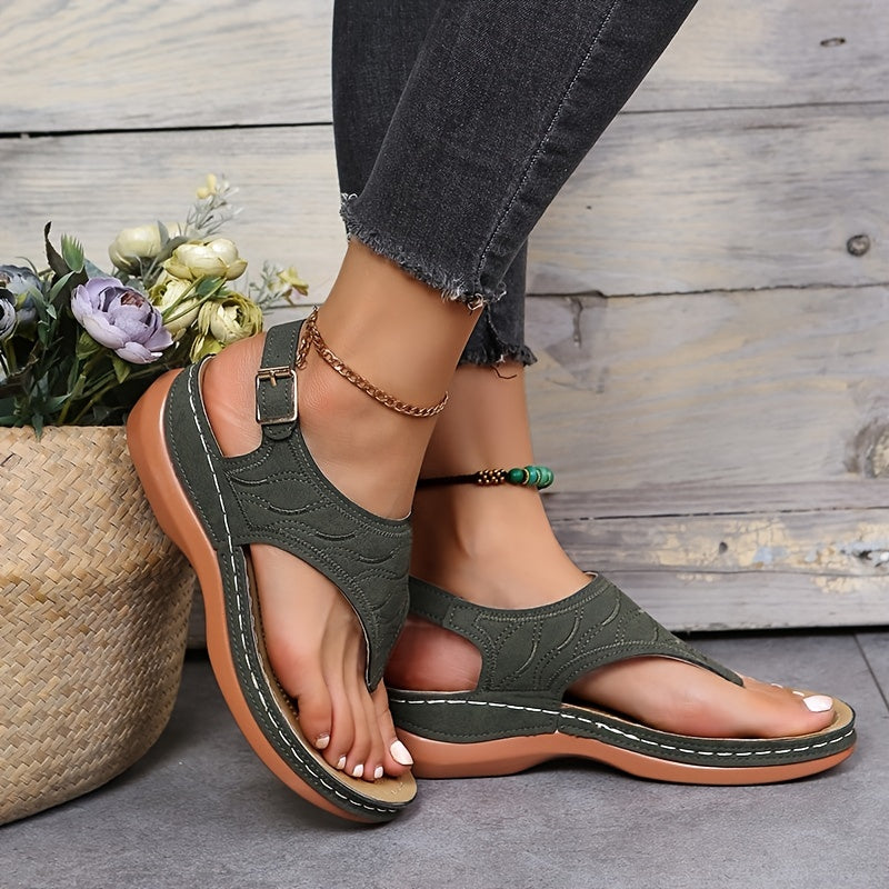 Faye - Comfortable Wedge Sandals