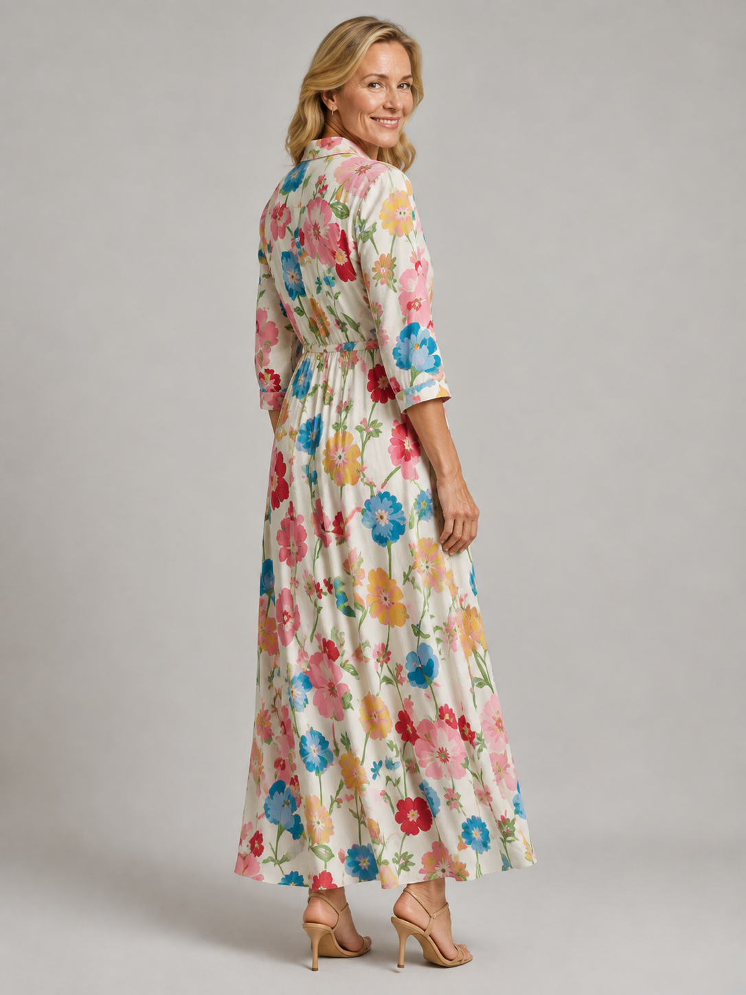 Pamela – Classic Floral Dress