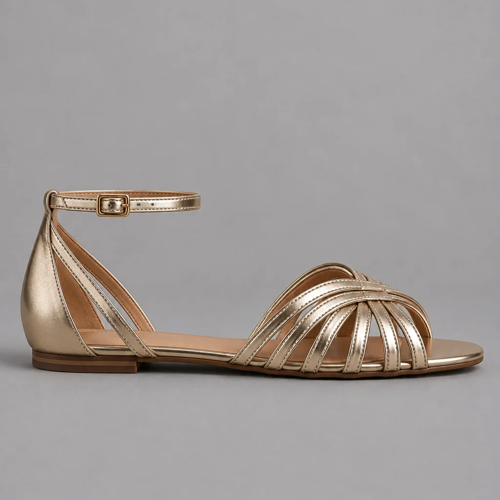 Claire | Radiant Gold Sandals