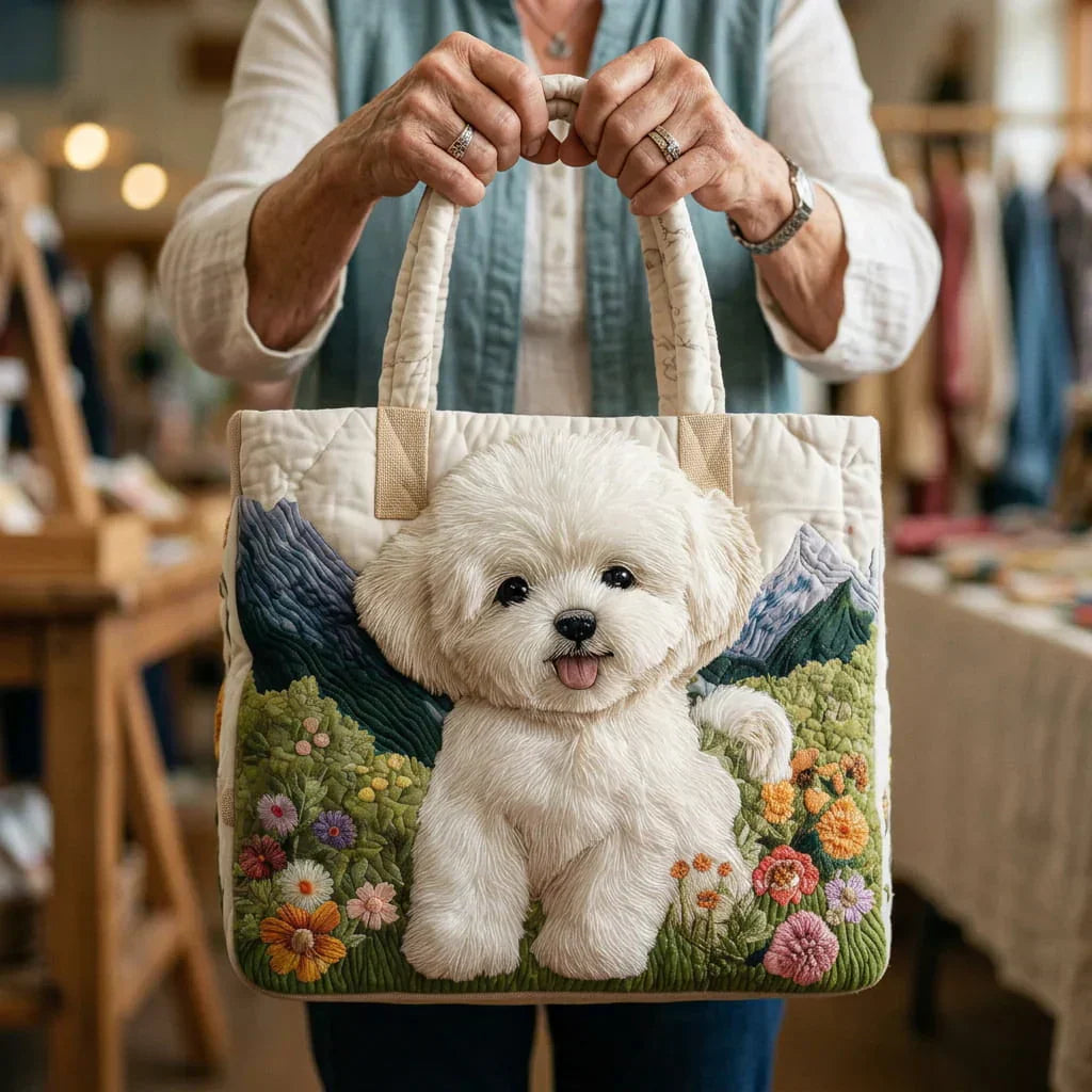 Artisan Quilted Bag - Enchanted Dog