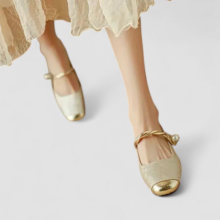 Livia | Embellished Mary Jane Flats