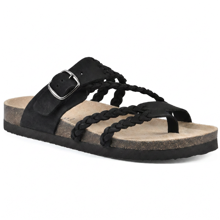 Sophie - Braided Cork Sandals