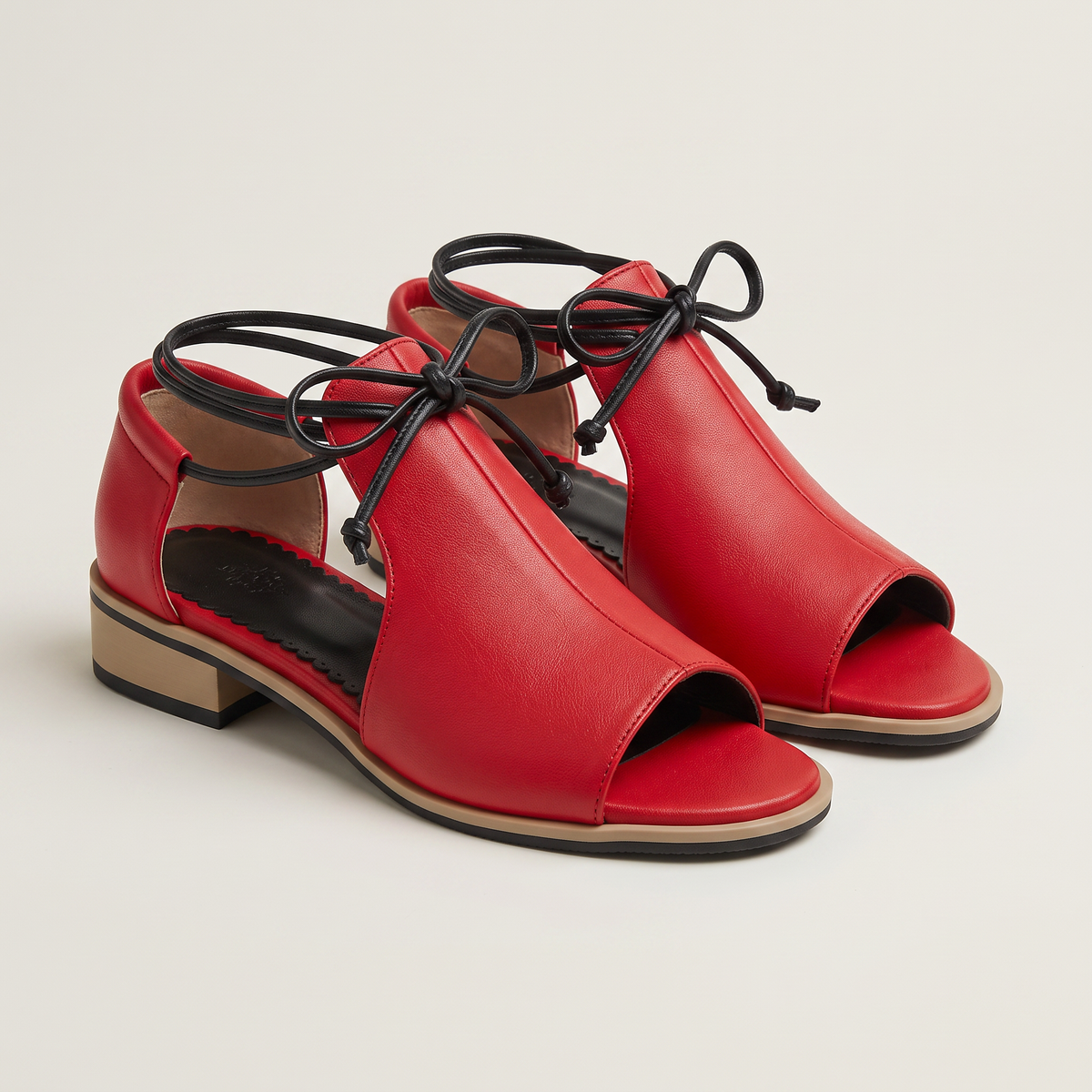 Arabella | Bow Strap Open-Toe Sandals