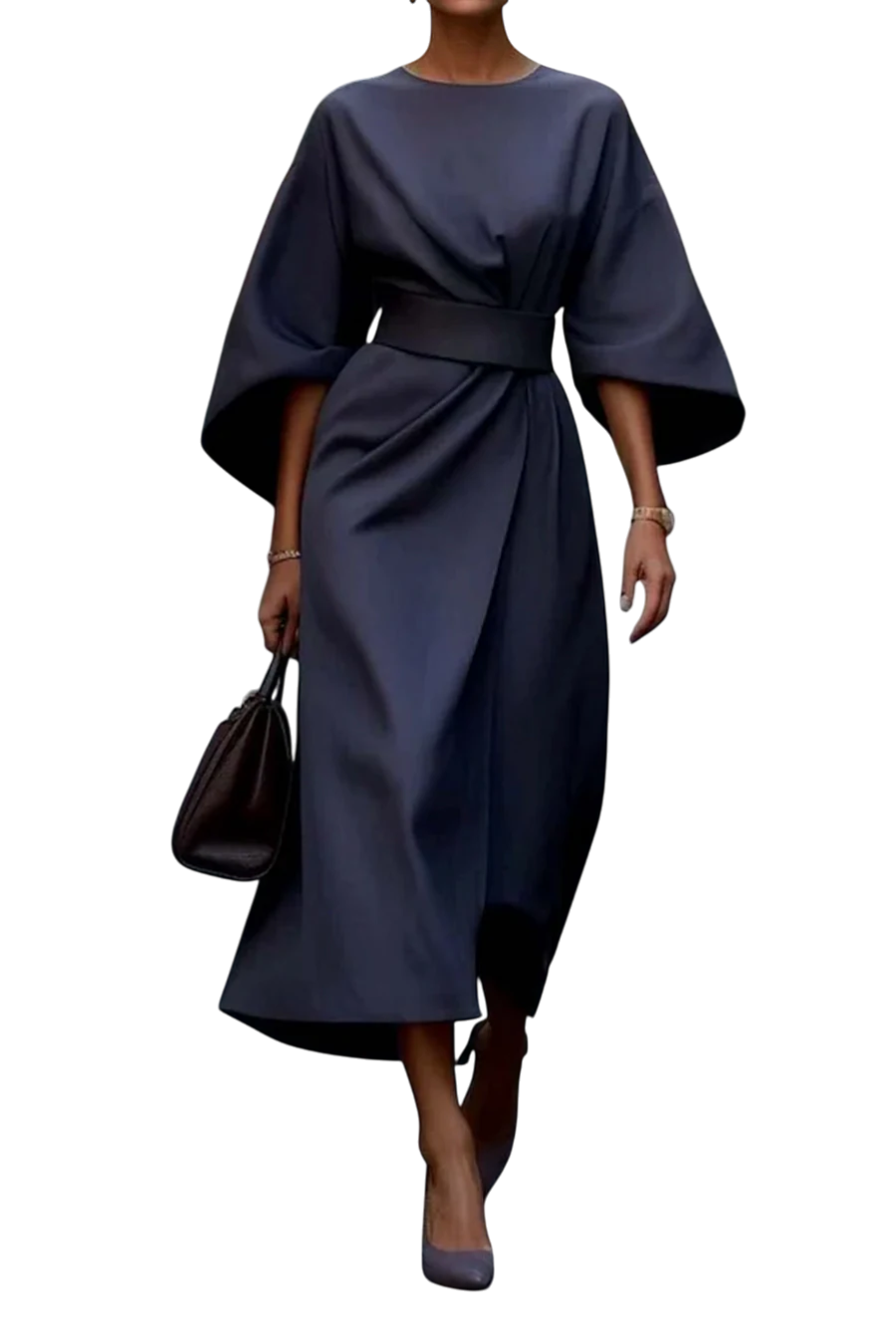Maya™ | Elegant Balloon Sleeve Dress