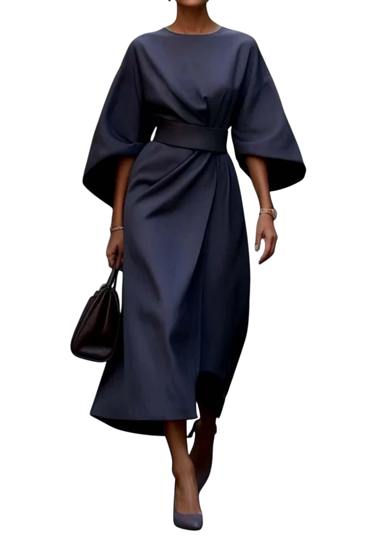 Maya™ | Elegant Balloon Sleeve Dress