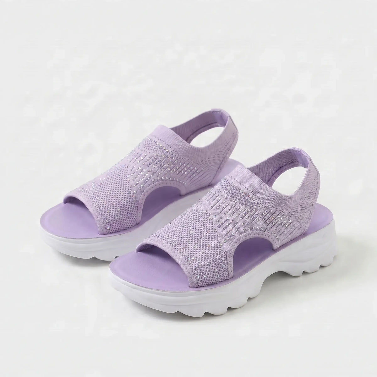 Noelle | Mesh Adjustable Strap Sandals
