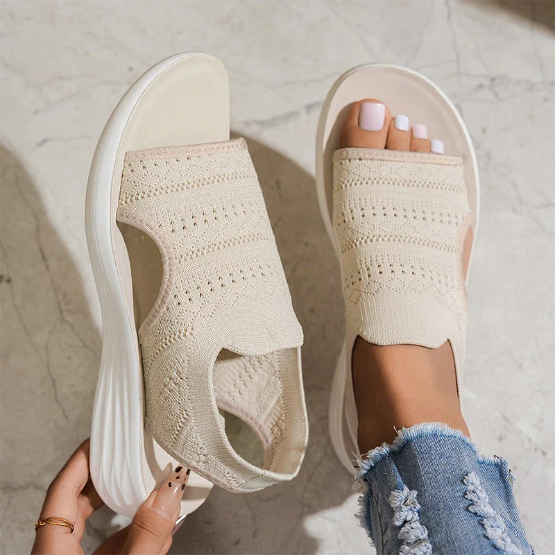 Moara | Open-Toe Mesh Comfort Sandals