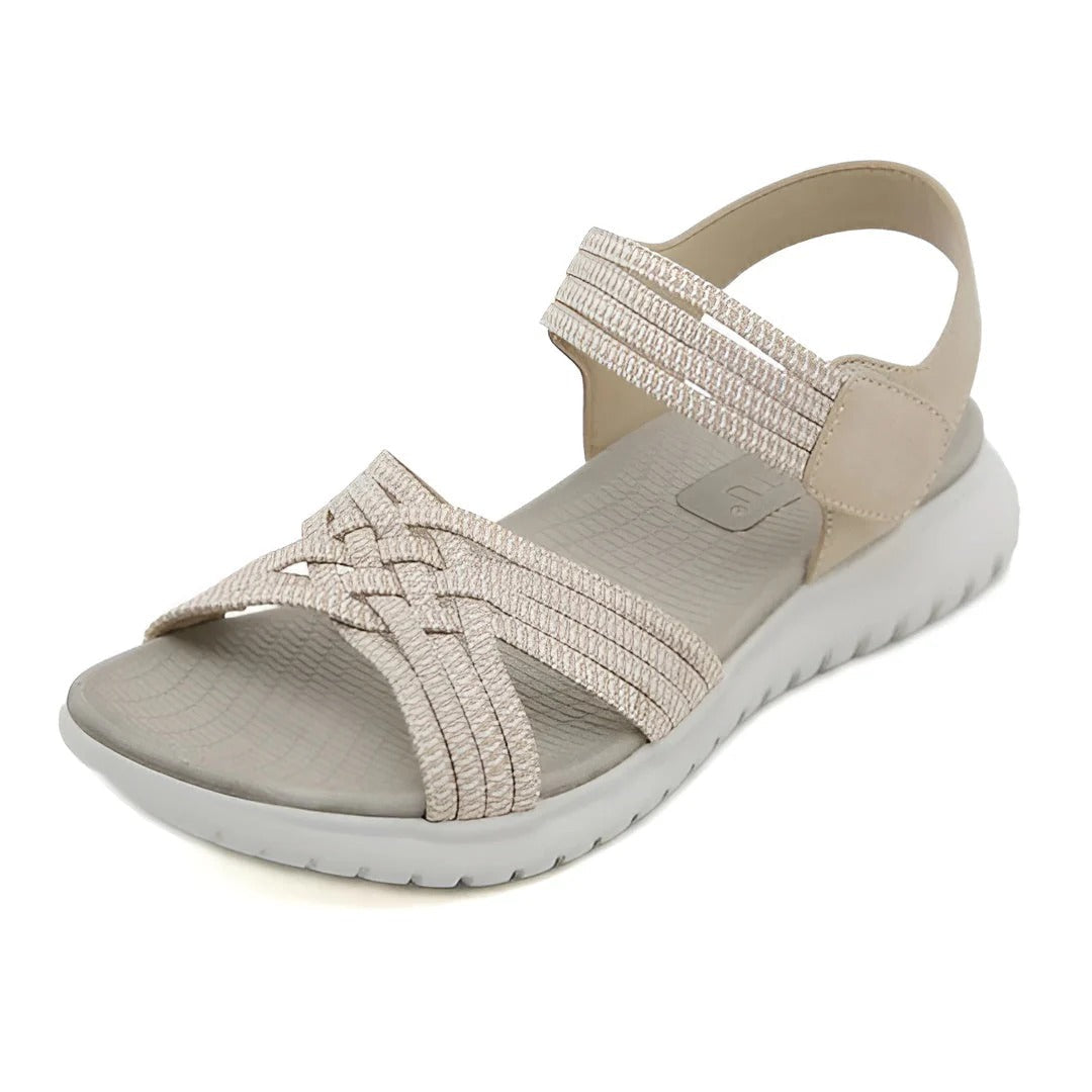 Cristina | Braided Strap Comfort Sandals